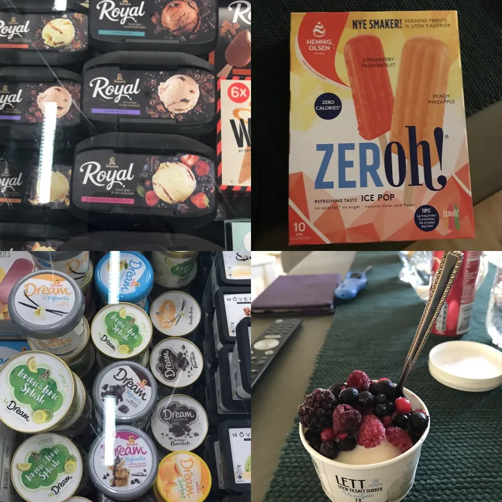 Packaged Ice Creams