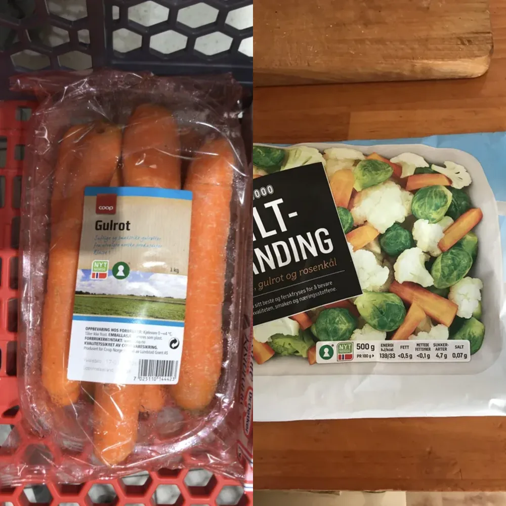 Packaged Vegetables
