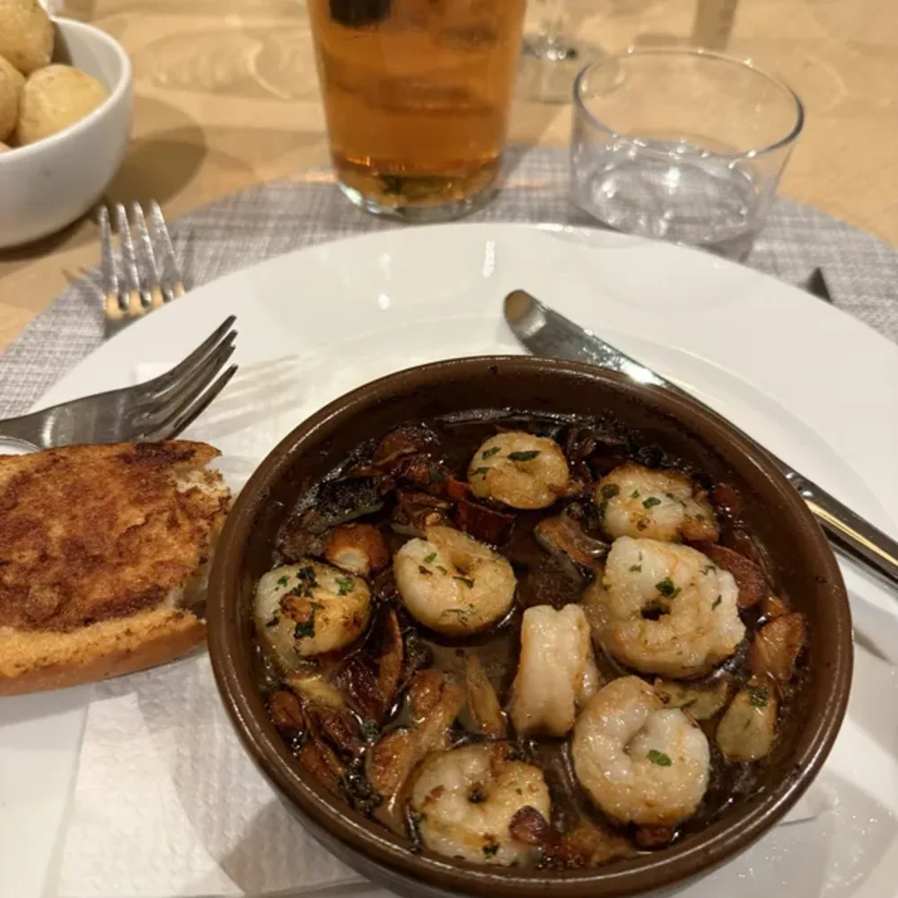 Shrimp and Bread