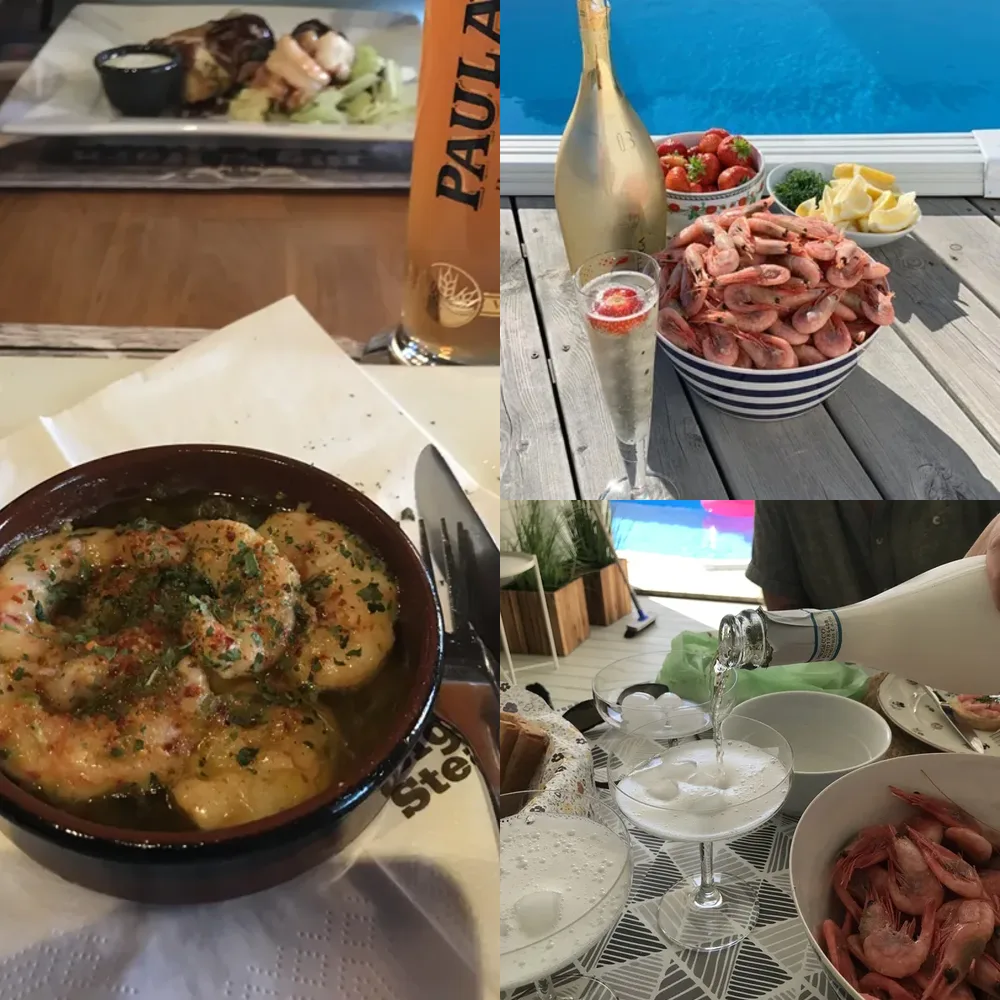 Shrimp and Champagne Pairing