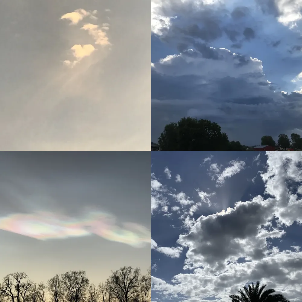Stormy Skies and Clouds