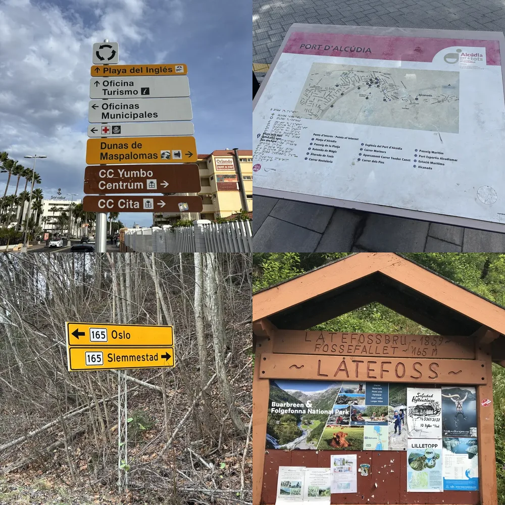 Directional and Tourist Signs