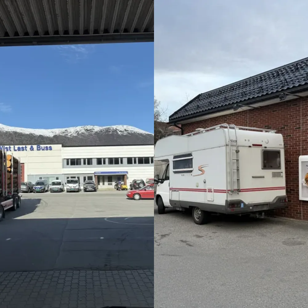 Trucks and Building Elevations