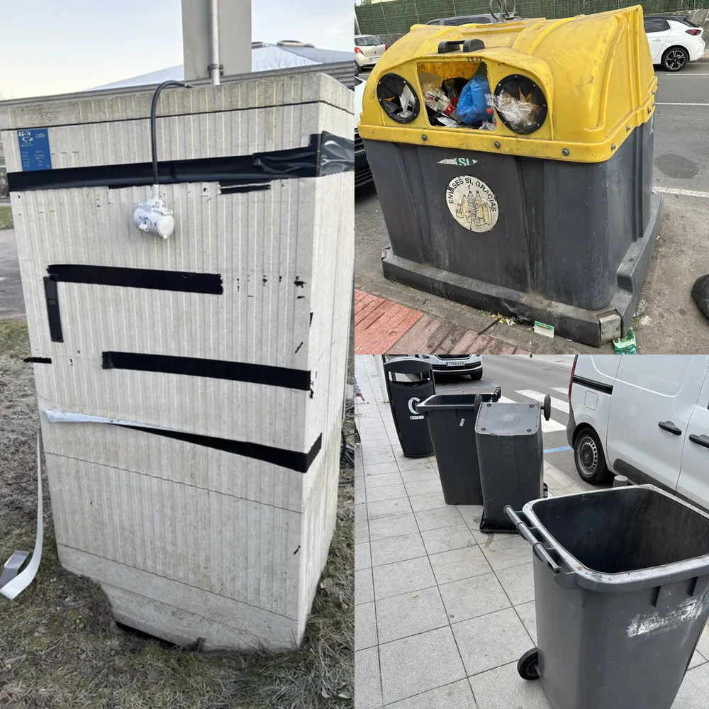 Waste Containers and Street Side